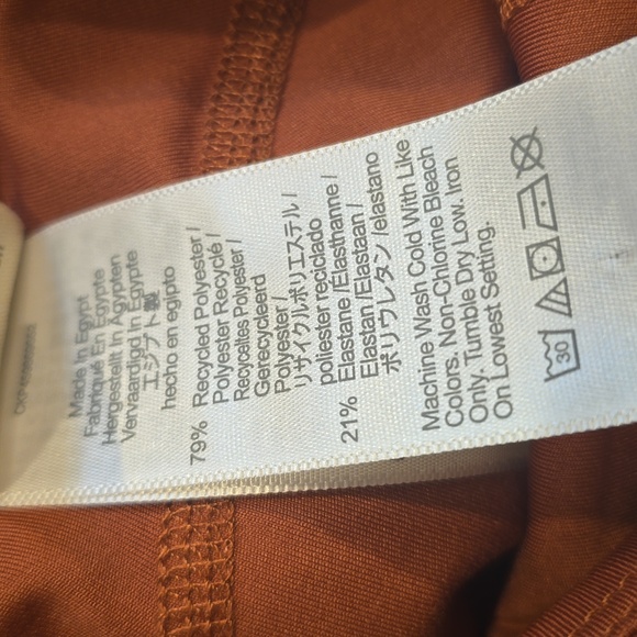 Madewell Flex High-Rise 25" Leggings $75 weathered brick small Rust Activewear - Picture 7 of 8